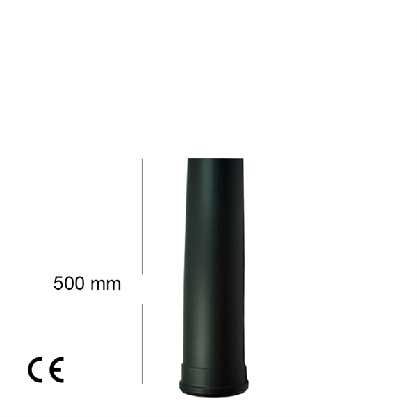 Tuyau De Fumée BAUSTER Pour Poêle – Diamètre 120 Mm – Longueur 100 Cm – Acier Résistant