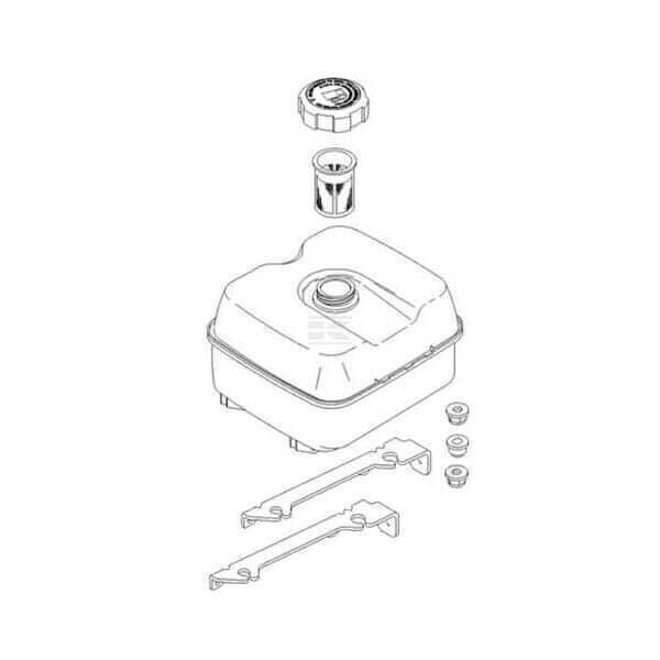 Réservoir de carburant - 712547 - Briggs & Stratton