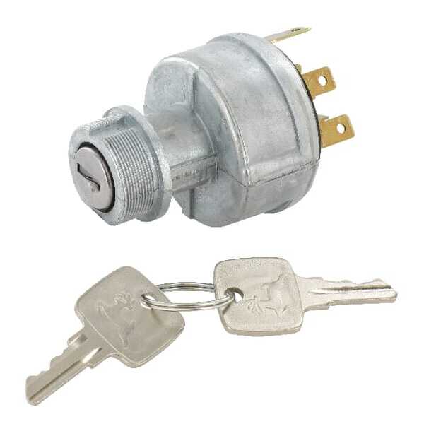 John Deere Interrupteur de démarrage - 20500806PN - Interrupteur d'allumage P-0-1-2, Pneutron