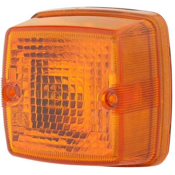 John Deere Clignotant et feux de gabarit - 2BA003014111 - Clignotant carré orange 12V