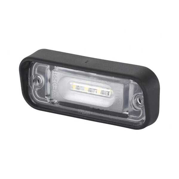 John Deere Eclaire-plaque 2KA.010.278-411 Hella LED - 2KA010278411 - Éclairage de plaque d'immatriculation LED 12V