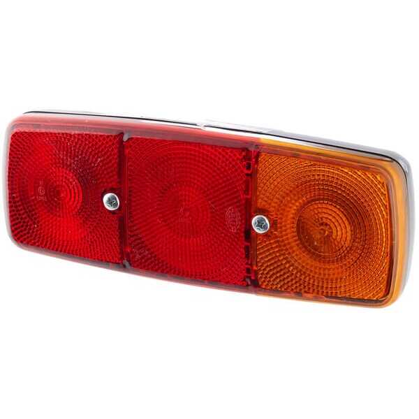 John Deere Feu arrière 282 x 105mm - 2SD001699061 - Feu arrière droit Hella 3 fonctions