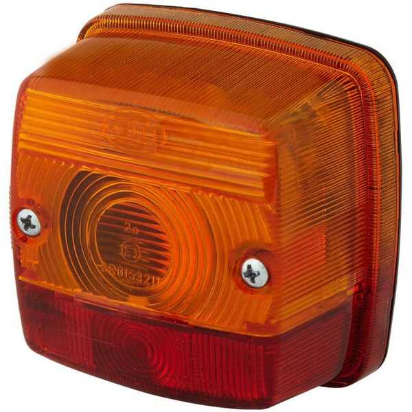 John Deere Feu arrière 84 x 84mm - 2SW003014131 - Feu arrière gauche et droit Hella