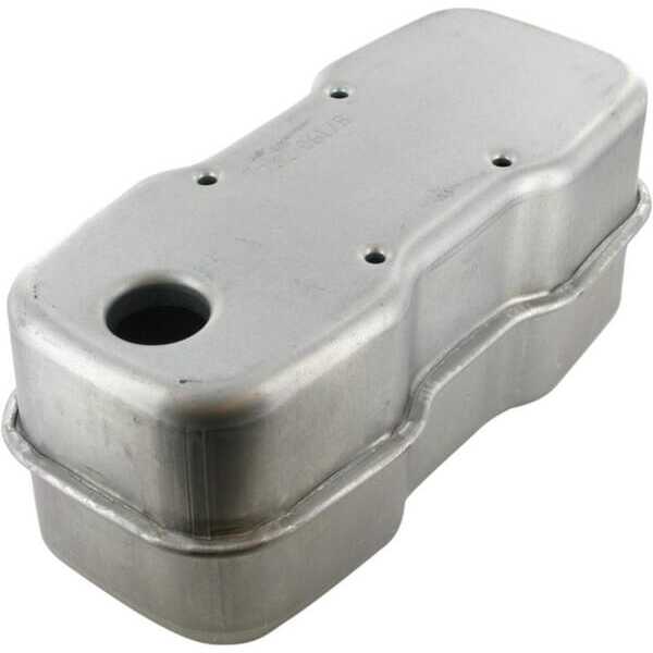 MTD Pot d'échappement - 7510617C - Pot échapp. adm. monotube