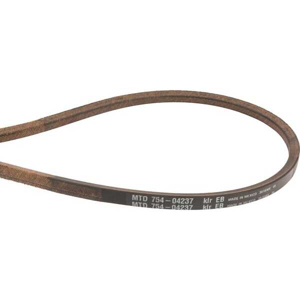 MTD Courroie trapézoïdale vue d'ensemble - 75404237 - Belt V-Typ A Sec X 203 Hi Perf