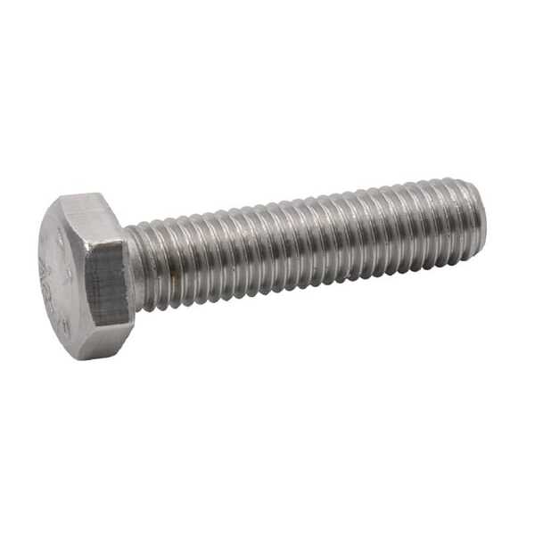 John Deere Vis à tête hexagonale DIN 933, métrique 10.9 zinguée - 9331640109 - Boulon hexagonal entièrement fileté M16x40 10.9 z
