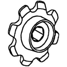 John Deere Système d'alimentation, pignon - AV104584 - Pignon