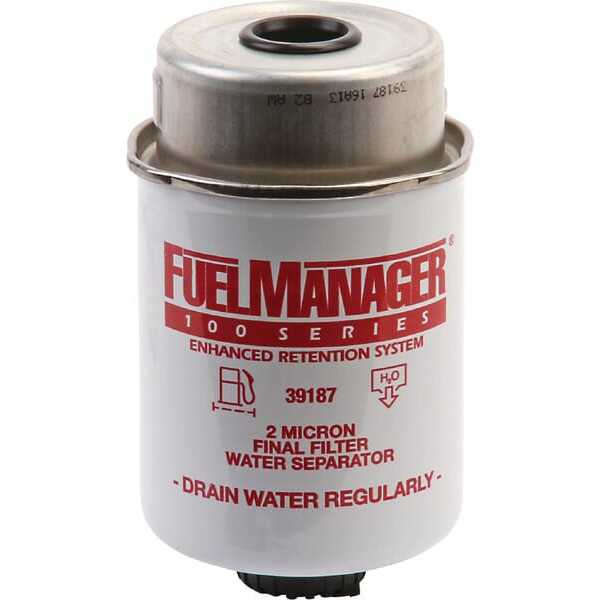 John Deere Cartouche filtrante carburant - FM39187 - Filtre