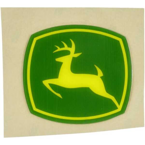 John Deere AutocollantsaperçuOE - JD5739 - Étiquette de marque, cerf bondissant