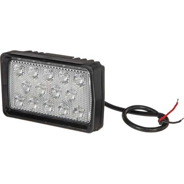 John Deere Phare de travail à LED rectangulaire - LA10412 - Feu de travail LED 21W 2600lm droit