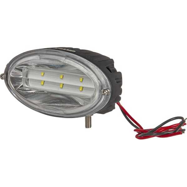 John Deere Phare de travail à LED ovale - LA10439 - Phare de travail LED, 30 W, 2400 lm, ovale, Kramp