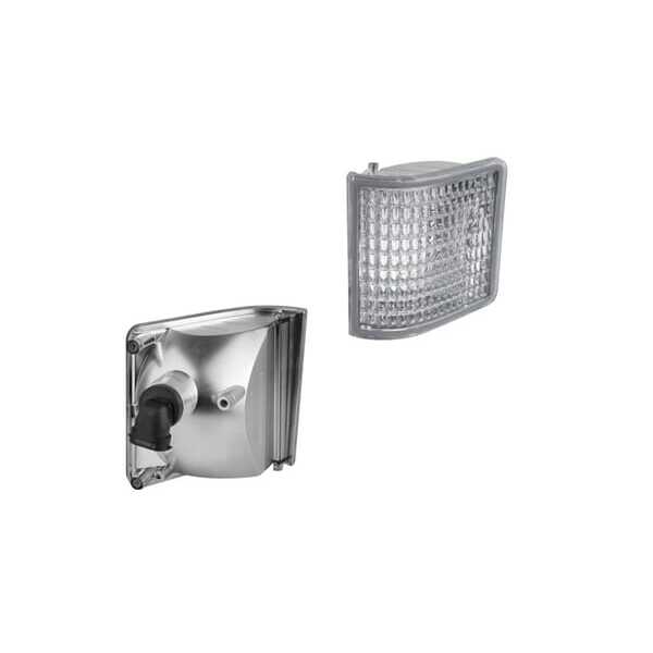 John Deere Phare avant - LPRE56601 - Feu de travail d'angle halogène, droit, 12V, 50W, carré, blanc, 98x110x111mm, prise PGJ13, 