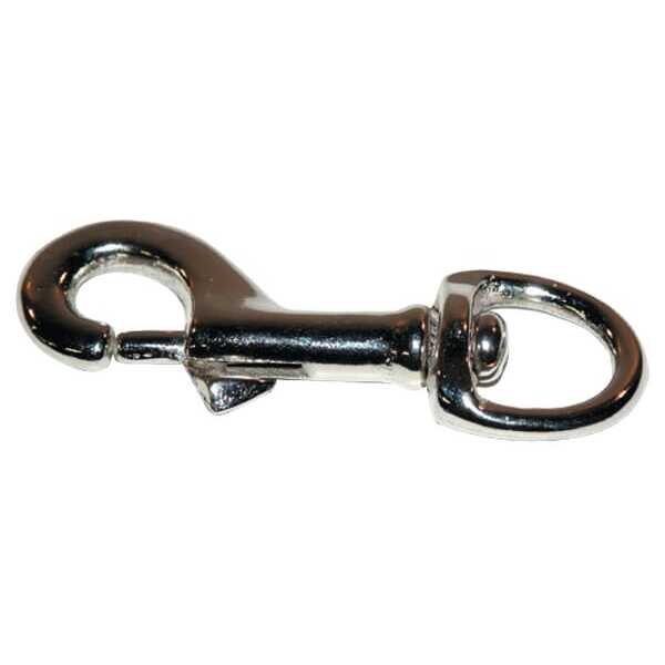 Snapper Mousqueton à émerillon - MK28 - Mousqueton zingué 1 1/8"