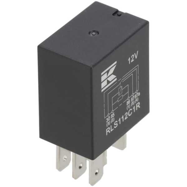 John Deere Relais Kramp - RLS112C1R - Micro relais 12V, 20A/35A, avec résistance