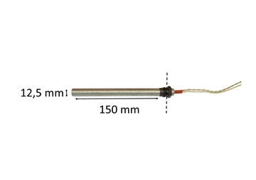 longueur 160mm resistance allumage poele a granule diamètre 10mm 220v 280w bougie allumage pellet 3/8 pouce 140 150 160 170 180 mm 