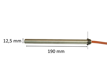Bougie d´allumage 12,5 mm x 160 mm 350 watt