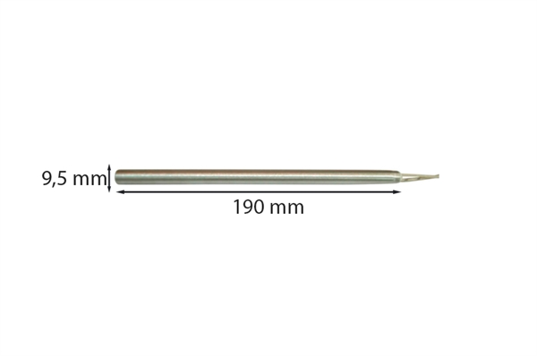 Bougie d'allumage pour poêle à granulés: 9,5 mm x 190 mm 280 Watt 