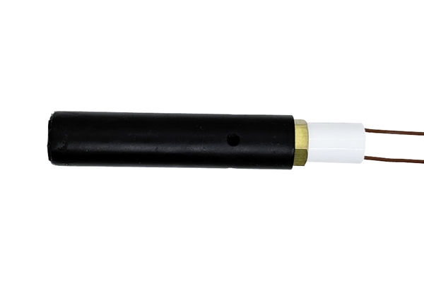 Bougie d’allumage (rond céramique) avec gaine pour poêle à pellets: 22 mm x 95 mm 330 Watt
