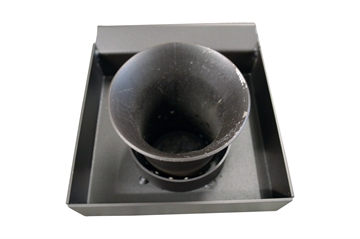 Pot en acier pour poêle à granulés Zibro: Titiana